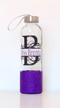 Load image into Gallery viewer, Personalised Glass Water Bottles