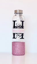 Load image into Gallery viewer, Personalised Glass Water Bottles