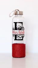 Load image into Gallery viewer, Personalised Glass Water Bottles