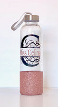 Load image into Gallery viewer, Personalised Glass Water Bottles