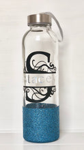 Load image into Gallery viewer, Personalised Glass Water Bottles