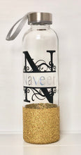 Load image into Gallery viewer, Personalised Glass Water Bottles