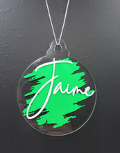 Load image into Gallery viewer, Personalised Acrylic Christmas Bauble