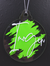 Load image into Gallery viewer, Personalised Acrylic Christmas Bauble