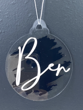 Load image into Gallery viewer, Personalised Acrylic Christmas Bauble